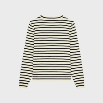 Pull marin à col rond Triomphe en laine