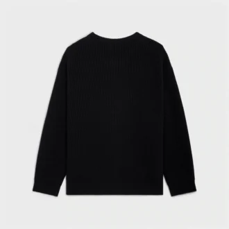 Pull oversize CELINE en laine côtelée