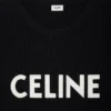 Pull oversize CELINE en laine côtelée