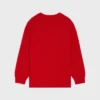Pull oversize à col en V en cachemire