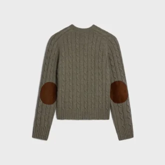 Pull Triomphe en cachemire à mailles torsadées