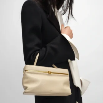 Rectangulaire en cuir de veau souple