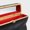 Rectangulaire en cuir de veau souple