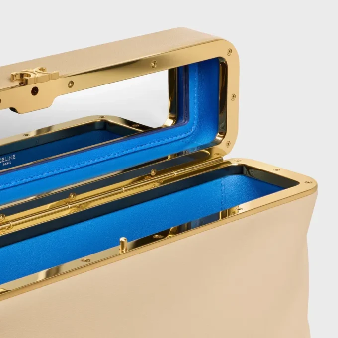 Rectangulaire en cuir de veau souple