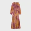 Robe caftan en mousseline de soie Robe caftan en mousseline de soie