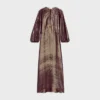 Robe caftan en soie Lama Robe caftan en soie Lama