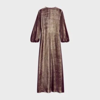 Robe caftan en soie Lama