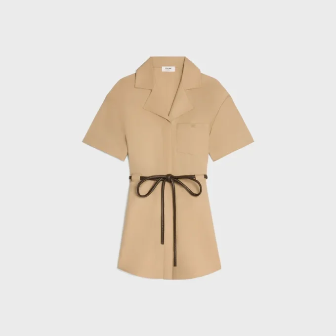 Robe en coton et twill de soie Robe en coton et twill de soie