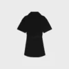 Robe en coton et twill de soie