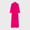 Robe en crêpe de soie acétate