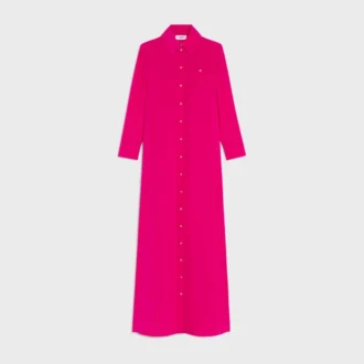 Robe en crêpe de soie acétate