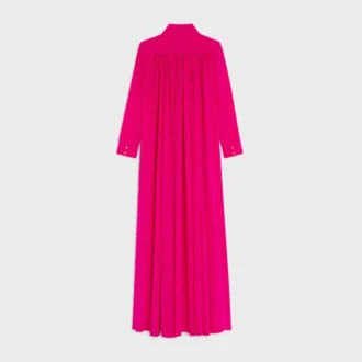 Robe en crêpe de soie acétate