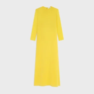 Robe en georgette de soie