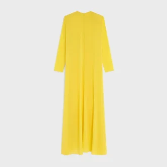 Robe en georgette de soie