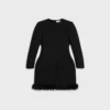 Robe en laine tricotée