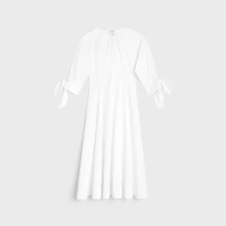 Robe en popeline de coton