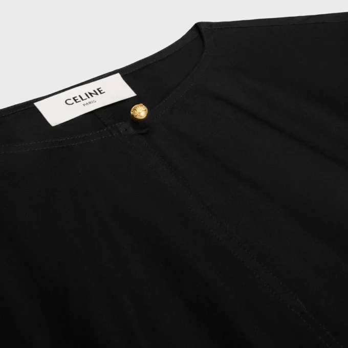 Robe en popeline de coton