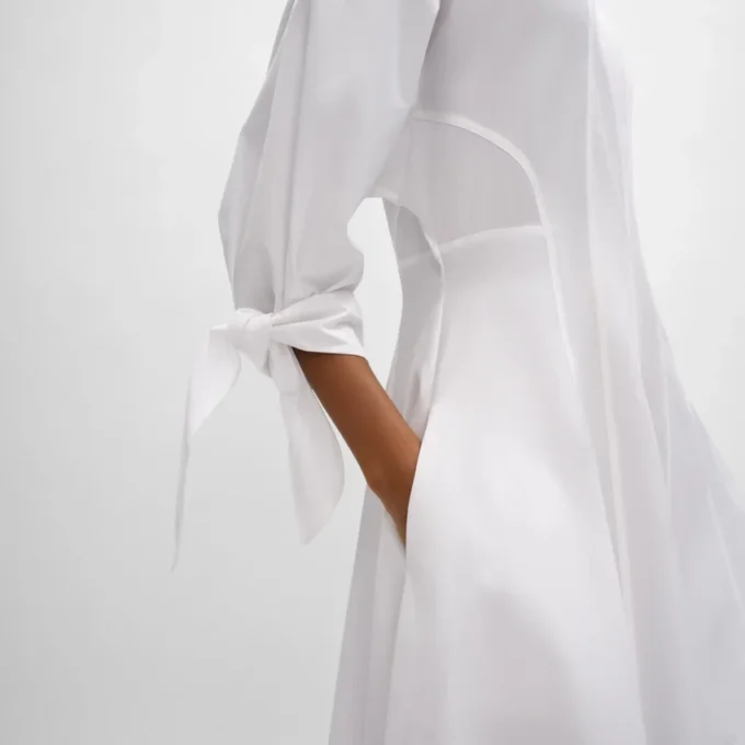 Robe en popeline de coton