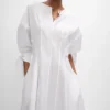 Robe en popeline de coton