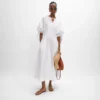 Robe en popeline de coton