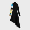 Robe en viscose double face