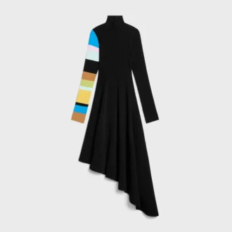 Robe en viscose double face