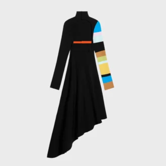 Robe en viscose double face