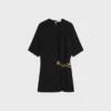 Robe portefeuille en cady