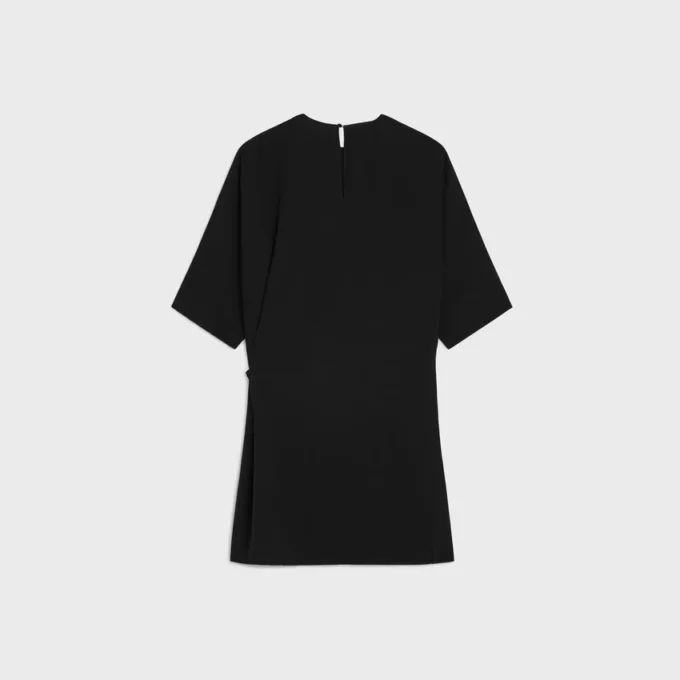 Robe portefeuille en cady