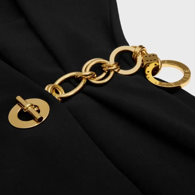 Robe portefeuille en cady