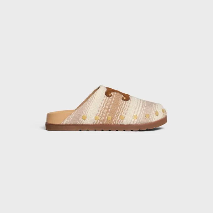 Sabot CELINE Pitea en coton rayé