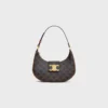 Sac Ava Triomphe moyen en Triomphe Canvas et cuir de veau