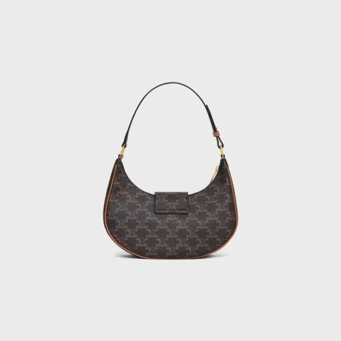 Sac Ava Triomphe moyen en Triomphe Canvas et cuir de veau