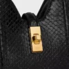 Sac à bandoulière Camille 16 Soft en python pailleté
