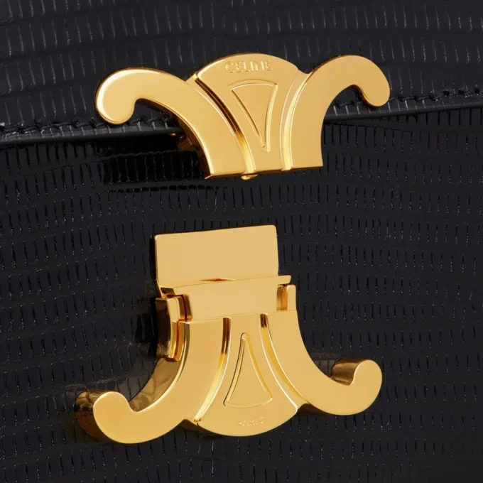 Sac à bandoulière à chaîne Claude en lézard