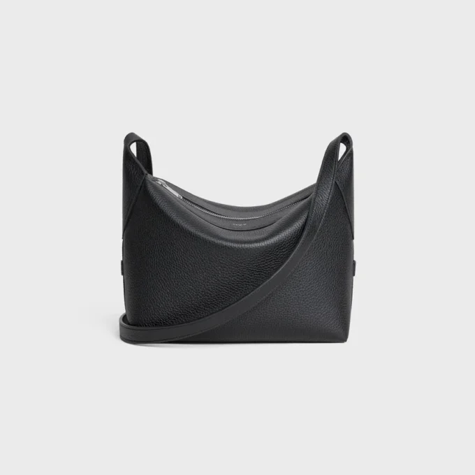 Sac à bandoulière Harry en cuir de veau grainé