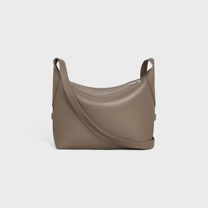 Sac à bandoulière Harry en cuir de veau grainé
