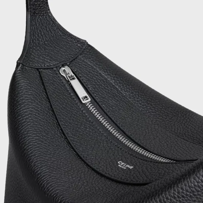 Sac à bandoulière Harry en cuir de veau grainé