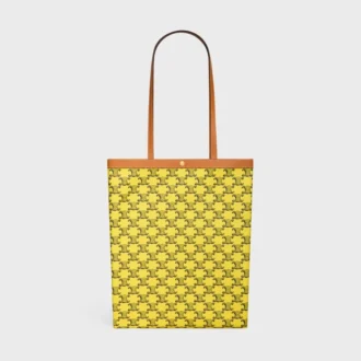 Sac cabas plat moyen en Triomphe Canvas