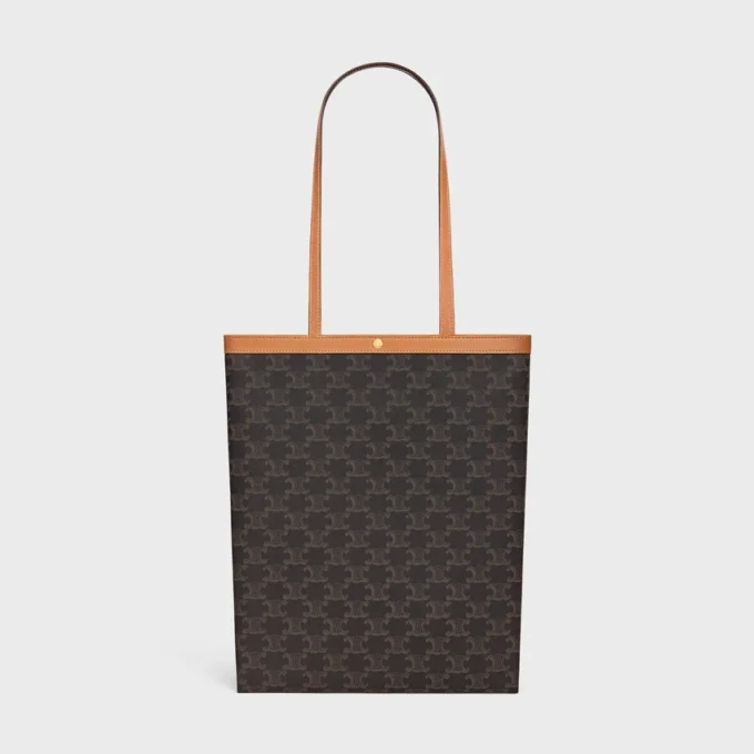 Sac cabas plat moyen en Triomphe Canvas