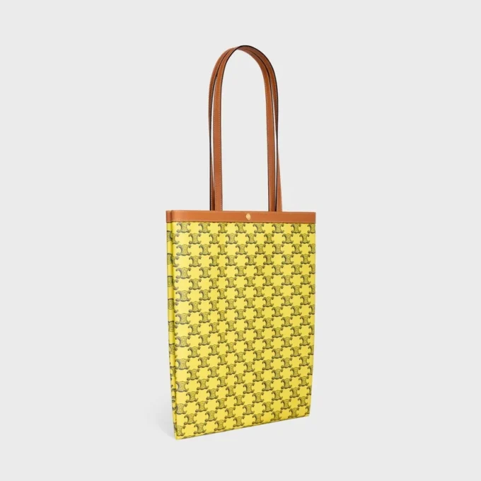 Sac cabas plat moyen en Triomphe Canvas