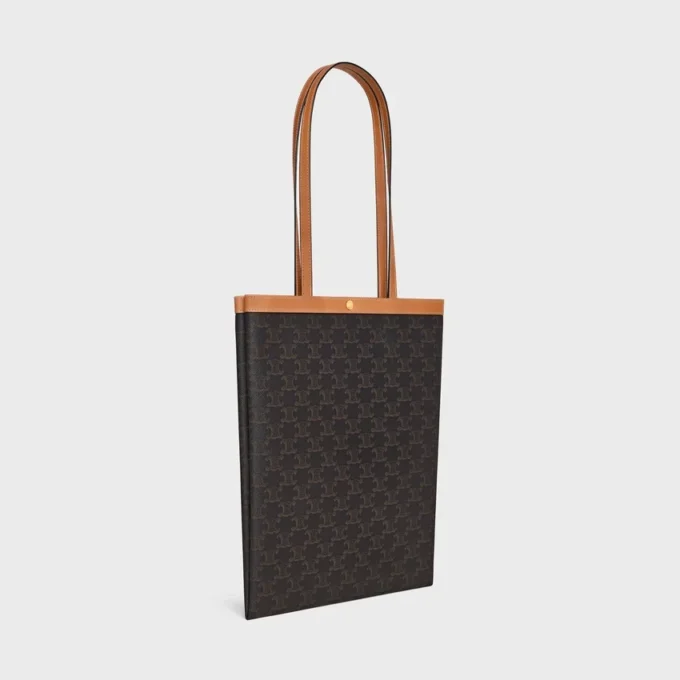 Sac cabas plat moyen en Triomphe Canvas