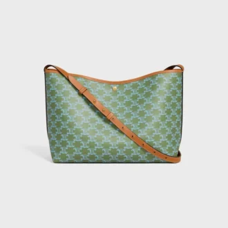 Sac cabas souple en Triomphe Canvas et cuir de veau