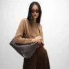 Sac cabas souple en Triomphe Canvas et cuir de veau