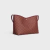 Sac cabas souple en Triomphe Canvas et cuir de veau