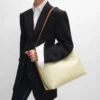 Sac cabas souple en Triomphe Canvas et cuir de veau