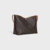 Sac cabas souple en Triomphe Canvas et cuir de veau