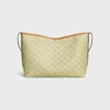 Sac cabas souple en Triomphe Canvas et cuir de veau