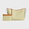 Sac cabas souple en Triomphe Canvas et cuir de veau