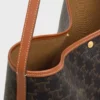 Sac cabas souple en Triomphe Canvas et cuir de veau
